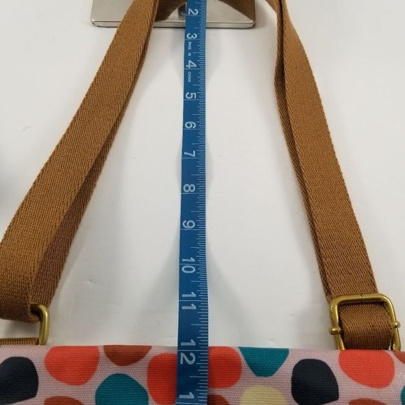 Fossil Coated Polka Dot Crossbody Purse. P75 - Picture 6 of 10